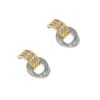Drae Collection Women's Twist Studs Mix Metal In Multi