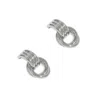 Drae Collection Women's Twist Studs Silver In Silver