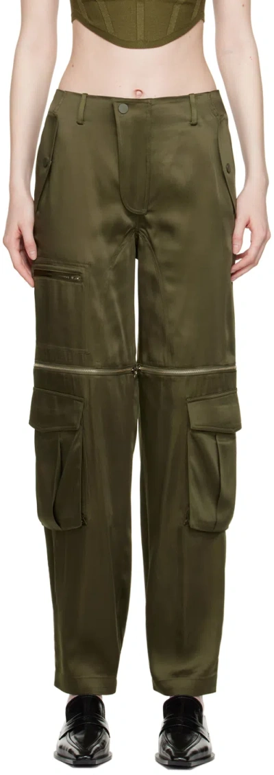 Drae Khaki Aviator Trousers