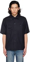 Drae Ssense Exclusive Navy Pocket Shirt In Navy