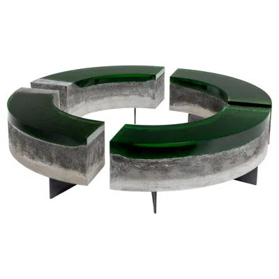 Pre-owned Draga & Aurel Cala Bench By Draga&aurel Resin And Concrete, 21st Century In Black