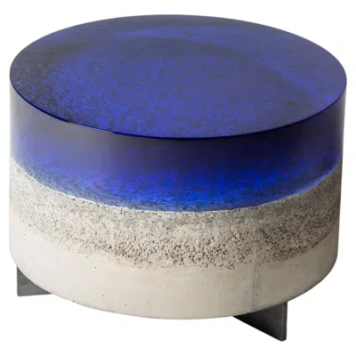 Pre-owned Draga & Aurel Cala, Big Coffee Table By Draga&aurel Resin And Concrete, 21st Century In Purple