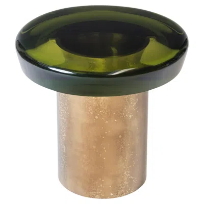 Pre-owned Draga & Aurel Jade Coffee Table H46 By  Resin And Brass, 21st Century In Green