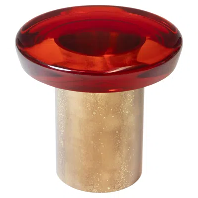 Pre-owned Draga & Aurel Jade Coffee Table High By  Resin And Brass, 21st Century In Green