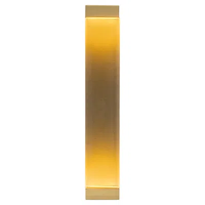 Pre-owned Draga & Aurel Jud Wall Lamps Ambra By Draga&aurel Resin, 21st Century Glass Resin Brass In Brown