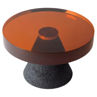 Pre-owned Draga & Aurel Lava Coffee Table Big By  Resin And Concrete, 21st Century In Red