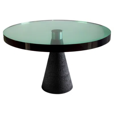 Pre-owned Draga & Aurel Lava Dining Table By , Epoxy Resin And Concrete, 21st Century In Red