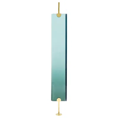 Pre-owned Draga & Aurel Reverso Separè Jade By Draga&aurel Resin And Brass, 21st Century In Green