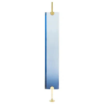 Pre-owned Draga & Aurel Reverso Separè Light Blue By  Resin And Brass, 21st Century