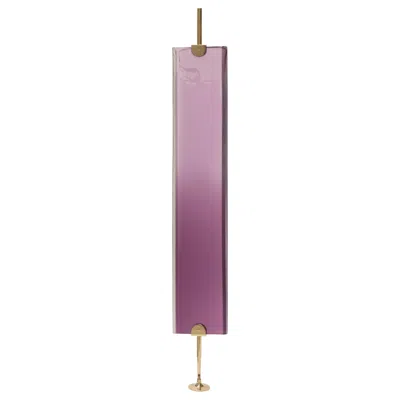 Pre-owned Draga & Aurel Reverso Separè Mulberry By Draga&aurel Resin And Brass, 21st Century In Purple