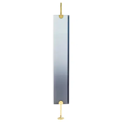 Pre-owned Draga & Aurel Reverso Separè Steel By Draga&aurel Resin And Brass, 21st Century In Gray