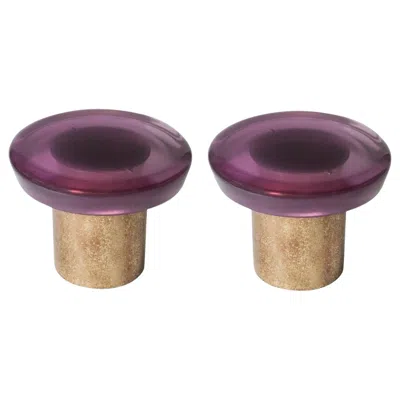 Pre-owned Draga & Aurel Set Of 2 Jade Coffee Tables By  In Green