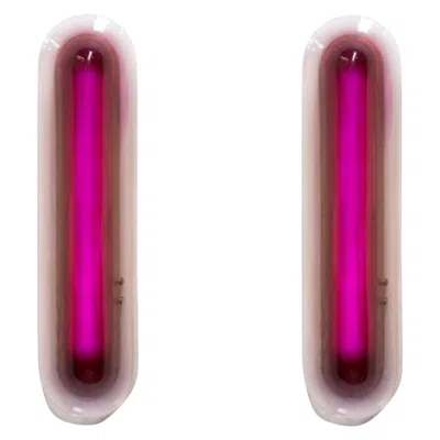 Pre-owned Draga & Aurel Set Of 2 Joy Wall Lamps By  In Pink