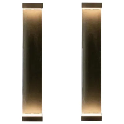 Pre-owned Draga & Aurel Set Of 2 Jud Wall Lamps By  In Black