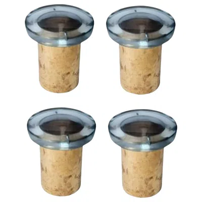 Pre-owned Draga & Aurel Set Of 4 Jade Stools By  In Green
