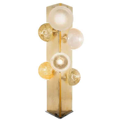 Pre-owned Draga & Aurel Soffio I Floor Lamp By Draga&aurel, Murano Glass, Inox And Led, 21st Century In Sand