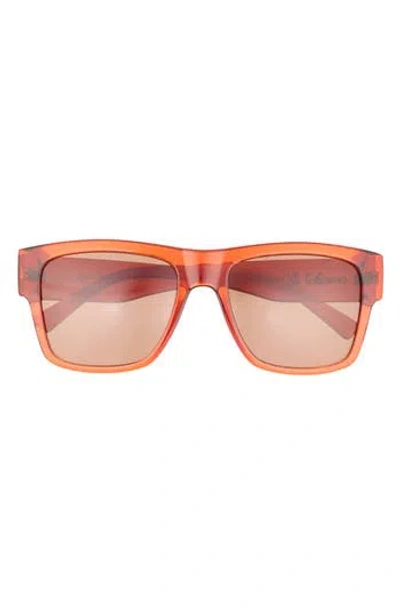 Dragon 56mm Square Sunglasses In Red