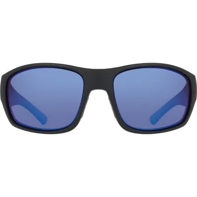Dragon 64mm Oversize Rectangular Sunglasses In Blue
