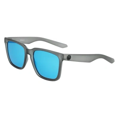 Pre-owned Dragon Alliance Dragon Baile Ll H2o Polar Crystal Shadow H2o/ll Blue Ion Polar Lens Sunglasses In Matte Crystal Shadow H2o  / Ll Blue Ion Polar