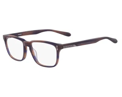 Dragon Alliance Men's Dr188 Downington Rectangle Eyeglasses In Blue Brown In White