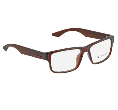 Dragon Alliance Men's Mi Count Sm Eyeglasses In Brown