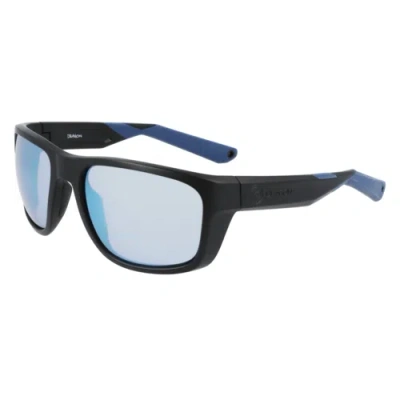 Pre-owned Dragon Alliance Shore X Ll Polar Sunglasses In Matte Black H2o / Ll Super Blue Ion Polar
