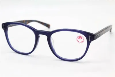 Dragon Alliance Unisex Dr131 Sammie Round Eyeglasses In Blue In White