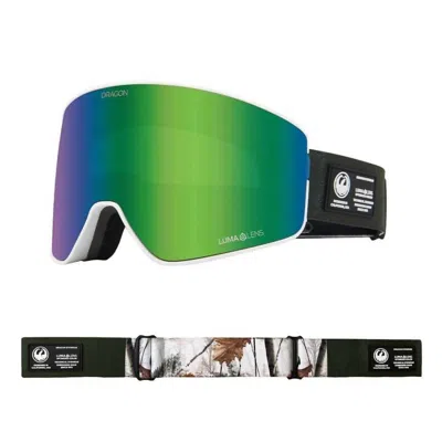 Dragon Alliance Unisex Pxv2 Goggles In Alpine Camo/green Ion/amber In Multi