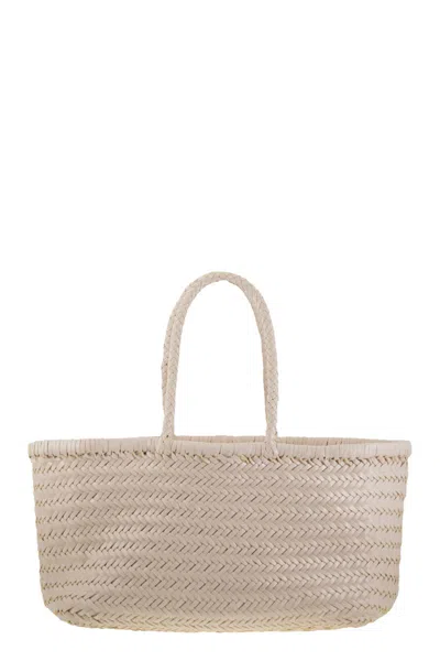 Dragon Bamboo Triple Jump Big - Woven Leather Bag