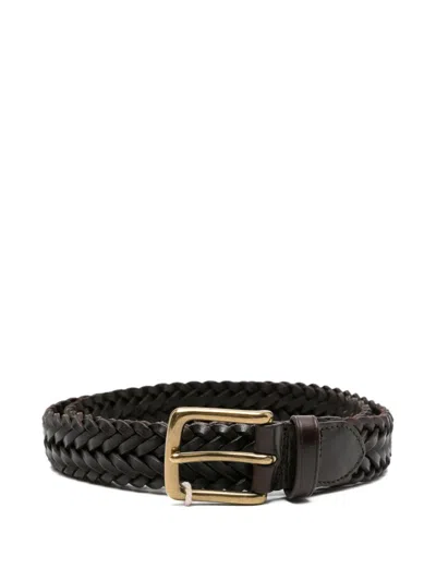 Dragon Diffusion 9ply Polo Intreccio Braided Belt In Black
