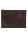 Dragon Diffusion A4 Pochette X Stitch 36x27x0.5 Cm In Brown