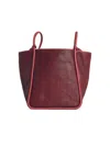 Dragon Diffusion Ana Woven Calfskin Tote Bag In Red