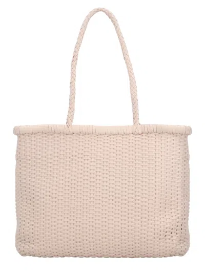 Dragon Diffusion B Weave Shoulder Bag In Pink