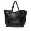 Dragon Diffusion Hand-knitted Handbag In Black