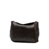 Dragon Diffusion Santa Marta Woven-leather Shoulder Bag In Brown