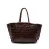 Dragon Diffusion Women Big Bamboo Triple Jump Basket Bag In Brown