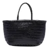 Dragon Diffusion Women Mini Triple Bamboo Jump Handbag In Black