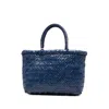 Dragon Diffusion Woven Tote Bag Top Handles In Blue