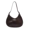 Dragon Diffusion Luna Mezza Leather Shoulder Bag In Brown