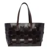 Dragon Diffusion Tote Bag Interwoven Handles In Brown