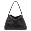 Dragon Diffusion Santa Croce Woven Leather Shoulder Bag In Brown