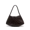 Dragon Diffusion Rosanna Woven Rectangular Shoulder Bag In Brown