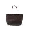 Dragon Diffusion B Weave Small Leather Shoulder Bag