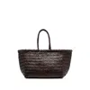 Dragon Diffusion Triple Jump Big Bamboo Leather Bag In Brown
