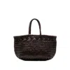 Dragon Diffusion Triple Jump Big Bamboo Leather Bag In Brown
