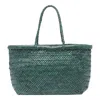 Dragon Diffusion Triple Jump Small Basket Bag In Green