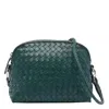 Dragon Diffusion Chunky Fellini Leather Shoulder Bag In Green