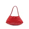 Dragon Diffusion Rosanna Woven-leather Shoulder Bag In Red
