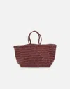 Dragon Diffusion Big Bamboo Triple Jumo Shoulder Bag In Red