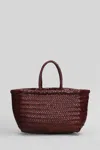 Dragon Diffusion Bamboo 3 Jump Small Tote In Burgundy